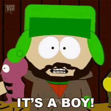 Its A Boy Kyle Broflovski GIF - Its A Boy Kyle Broflovski South Park GIFs