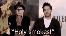 Holy Smokes Fall Out Boy GIF - Holy Smokes Fall Out Boy Pete Wentz GIFs