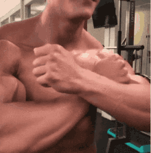 Chest Muscle GIF - Chest Muscle Man GIFs