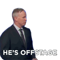 Hes Offstage Gerry Dee Sticker - Hes Offstage Gerry Dee Family Feud Canada Stickers