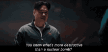 the interview atomic bombs words