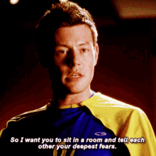 Cory Monteith I Want To Sit In A Room GIF - Cory Monteith I Want To Sit In A Room Tell Each Other Your Deepest Fears GIFs