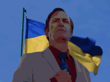 saul goodman ukraine ukrainian flag