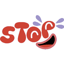 red stop