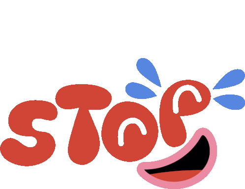 Stop Crying Laughing Face With Blue Tears On Stop In Red Bubble Letters Sticker - Stop Crying Laughing Face With Blue Tears On Stop In Red Bubble Letters Dying Laughing Stickers