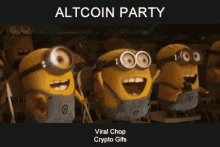 Atcoin Party Minions GIF - Atcoin Party Minions Altcoins GIFs