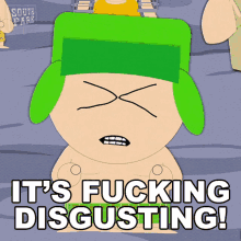 Its Fucking Disgusting Kyle Broflovski GIF - Its Fucking Disgusting Kyle Broflovski South Park GIFs