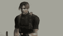 Leon Resident Evil4 GIF - Leon Resident Evil4 Fall Over GIFs