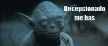 Has Decepcionado A Yoda GIF - Guerra De Las Galaxias Sabio Sabiduría GIFs