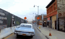 Passing By Driving GIF - Passing By Driving Blue Car GIFs