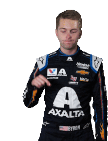 Pointing Down William Byron Sticker - Pointing Down William Byron Nascar Stickers