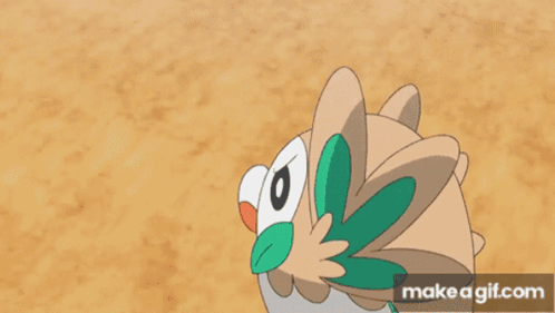 ROWLET GOES SICKO MODE (this is a mood too, can we get love for rowlet?) :  r/pokemon