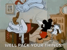 Mickeymouse Packing GIF - Mickeymouse Packing Pack GIFs
