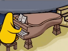 Club Penguin Piano GIF - Club Penguin Piano GIFs