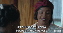 Lets Just Say I Know People In High Places Tiffany Haddish GIF - Lets Just Say I Know People In High Places Tiffany Haddish Lelia GIFs
