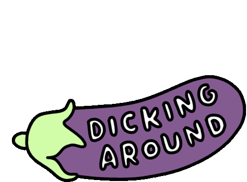 Dicking Around Veronica Dearly Sticker - Dicking Around Veronica Dearly Aubergine Stickers