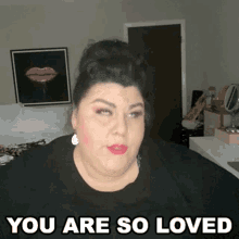 You Are So Loved Cameo GIF - You Are So Loved Cameo People Love You GIFs