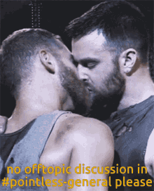 No Off Topic Discussion Pointless General GIF - No Off Topic Discussion Pointless General Make Out GIFs