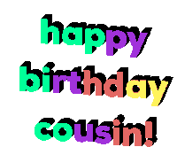 Happybirthdaycousin Dear Sticker - Happybirthdaycousin Cousin Happy Stickers
