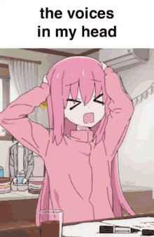 Mystia The Voices In My Head GIF - Mystia The Voices In My Head Bocchi The Rock GIFs