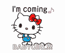 Hello Kitty Im Coming GIF - Hello Kitty Im Coming Cartoon GIFs