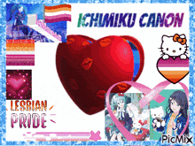 a collage of images with the words lesbian pride on the top
