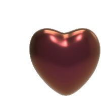 Metal Heart Sticker - Metal Heart Stickers