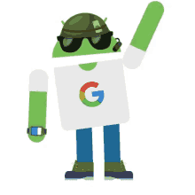 Google Droid GIF - Google Droid Wave GIFs
