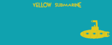 yellow sea blue sub marine