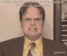 Dwight Extended Warranty GIF - Dwight Extended Warranty Dwight Schrute GIFs