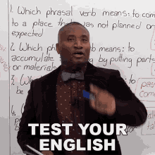 Test Your English James GIF - Test Your English James Engvid GIFs
