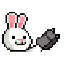 Lihkg Rabbit Sticker - Lihkg Rabbit Taser Stickers