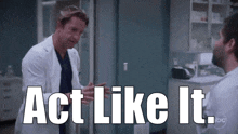 Greys Anatomy Nick Marsh GIF - Greys Anatomy Nick Marsh Act Like It GIFs