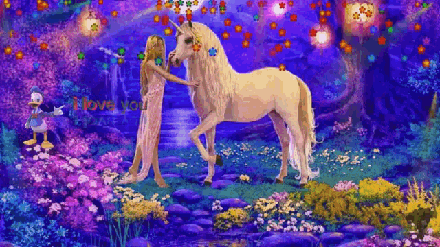 I Love You Unicorn GIF - I Love You Unicorn Wallpaper - Discover & Share  GIFs