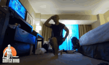 Warming Up Lunges GIF - Warming Up Lunges Master Wong GIFs