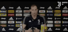 Massimiliano Allegri Juve Juventus Squadra Serie A Calcio Partita Allenatore GIF - Juventus Coach Mister Allegri Soccer GIFs