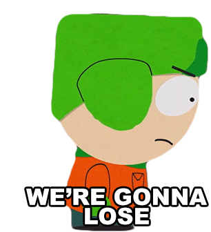 Were Gonna Lose Kyle Broflovski Sticker - Were Gonna Lose Kyle Broflovski South Park Stickers