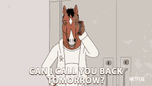can i call you back tomorrow can we talk later im busy cant talk now bojack