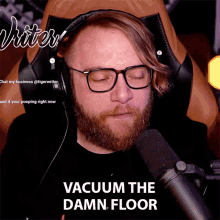 Vacuum The Damn Floor Tiger Writer GIF - Vacuum The Damn Floor Tiger Writer Dance GIFs