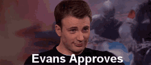 Chris Evens Approval GIF - Chris Evens Approval Nod GIFs