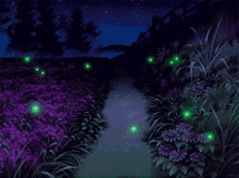 Spirited Away Fireflies GIF - Spirited Away Fireflies Path GIFs