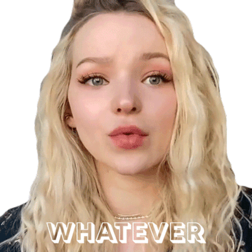 Whatever Dove Cameron Sticker - Whatever Dove Cameron Seventeen Stickers