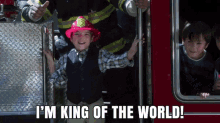 I'M King Of The World! GIF - Fuller House King Of The World Celebration GIFs