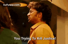 you trying to kill justice thimmarusu satyadev gif justice