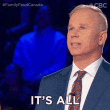 It'S All Downhill After That Gerry Dee GIF - It'S All Downhill After That Gerry Dee Family Feud Canada GIFs