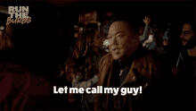 Let Me Call My Guy Andrew Pham GIF - Let Me Call My Guy Andrew Pham Run The Burbs GIFs