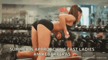 Mike Barreras Gym GIF - Mike Barreras Gym Girl GIFs
