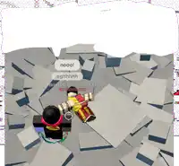 a person in a video game says nooo