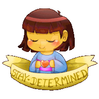 Stay Determined Don'T Give Up Sticker - Stay Determined Don'T Give Up Calm Stickers