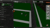 a computer screen shows a person playing a game with a soccer ball